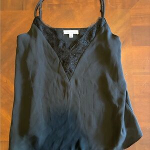 Socialite Black Lace Tank Blouse